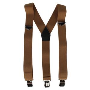 Welch Men's Elastic 1.5 Inch Y-Back Clip End Suspenders